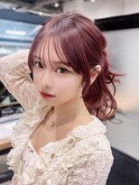 アイティーバイアルバム 藤沢店(IT by ALBUM)&nbsp;韓国ヘアロング顔周りレイヤーおくれ毛_F20792