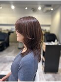 20代30代40代◎似合わせカットイメチェンミディアムレイヤー外人