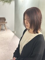 トヌコア ルア 下北沢店(TONUKOA RUA) 《サロンスタイル》ラベンダーブラウンのミディスタイル