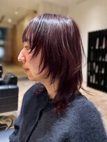 ブクレット(Bouclettes)&nbsp;透明感/深みブラウン/ハッシュカット/顔まわりカット