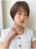 コンパクトショート/丸み/くびれヘア/ココアベージュp戸田公園