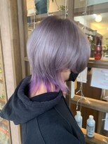 アンサ 長岡天神店(ANSA) シルバー×パープルの極上グラデーションカラー
