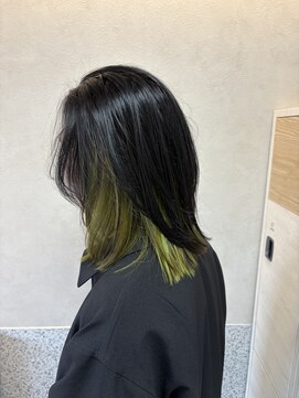 ヘアーガーデン アストレア(HAIR GARDEN ASTRAEA) ライムグリーンカラー/糟屋郡/10代/20代