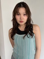 フィルムス 横浜(FILMS+)&nbsp;デジタルパーマ/ミディアムレイヤー/韓国巻き風/顔周りカット