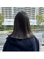 ヨーク(YOKE)&nbsp;オリーブグレージュ/髪質改善カラー/前髪カット