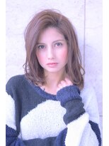 ロエナ(ROENA)&nbsp;ナチュラルひし形シルエットデジタルパーマグレージュ