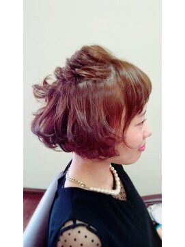 ヘアプロデュース ムース(Hair Produce MU SU) 可愛くくるりんぱ