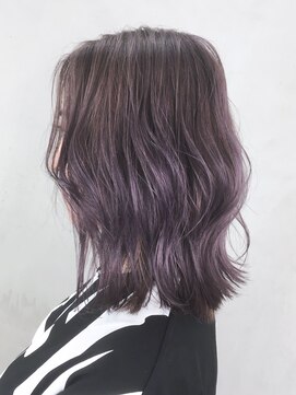 アルバム 銀座(ALBUM GINZA) パープルグレー_ブランジュダブルバング_ba237401