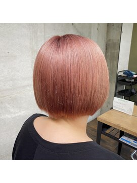 ガルボ ヘアー(garbo hair) 【ハイトーン♪】ピンクカラー♪
