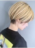 【morio池袋】ハイトーン綺麗で可愛い丸みショート♪