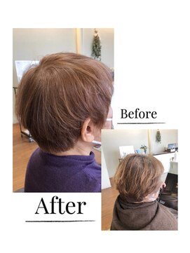 フラワーズビィーオーディー(FLOWERS BOD) ♯グレーカラー2.0 白髪を春色にカラーリング