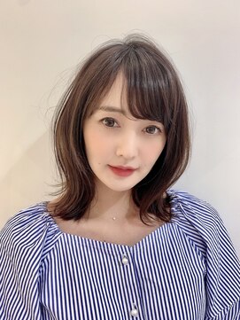 ヘアーデザイン ミヤビ 広尾(HAIR DESIGN MIYABI) こなれミディ×グレージュ1♪