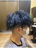 ツーブロマッシュ10.20.30代メンズツイストスパイラル