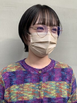 ヘアー アイス ルーチェ(HAIR ICI LUCE) マッシュウルフ フレーミングカラー ポイントカラー 担当今枝