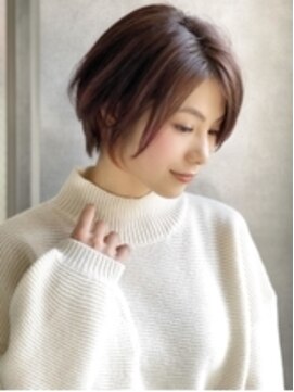アグ ヘアー クオレア 古川橋店(Agu hair cuorea) 《Agu hair》大人かわいいフェミニンショート