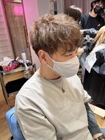 アヴァンス 天王寺店(AVANCE.) MEN'S HAIR パーマ風×刈り上げマッシュ