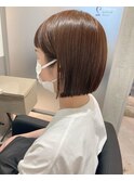 切りっぱなしボブ