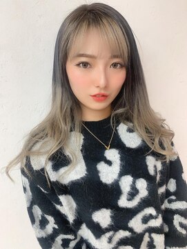 リア(Lia by KENJE) #Lia＆汐見悠佑　前髪ハイライト＆グラデーションカラー♪