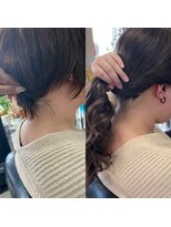 エクステンションマーク(Extension MARK)&nbsp;ショートでもポニーテールが出来る