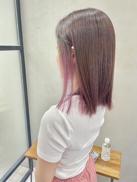 フェリア 松山(Feria) 【Feria松山】インナーピンク×髪質改善♪“石田幸輔”