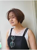 丸みグラデーションボブ