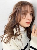 ワイドバング小顔ウェーブ
