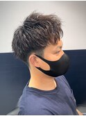 メンズショート/オールピンパーマ
