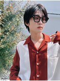 mowen 南堀江　グランマッシュ×ココアベージュ×暗めカラー