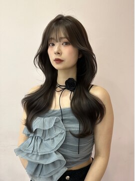 ボタン シブヤ(VOTAN SHIBUYA) 韓国ヘア/顔まわりカット/くびれヘア/前髪あり/