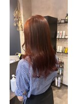 シルク(silk) レッドブラウン
