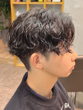 スタイル スマート サロン(STYLE smart salon) STYLE藤沢メンズセンターパート黒髪ツイストスパイラルパーマ