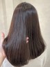 【サラ艶ヘアケア】似合わせ艶髪カラー＋Aujua1stepトリートメント