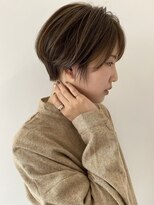 ジエクト アイロ(The Ect ilo)&nbsp;くびれショート×透明感ベージュカラー　ニュアンスカラー