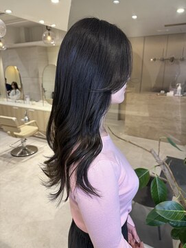 ミズチャーム(Ms.CHARM) ダークグレージュ/艶髪/暗髪