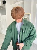 メンズヘアミルクティーベージュハイトーンカラートリートメント