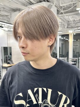 キラ 静岡(KILLA) メンズハイトーン/グレージュ/ベージュ/センターパート[静岡駅]