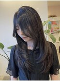 ワンカールレイヤー/顔周りレイヤー/大人レイヤーカット/和田