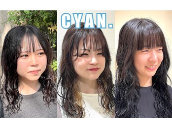 CYAN.栄店　パーマ／縮毛矯正／髪質改善