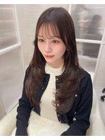 クム(kumu)&nbsp;【kumu】 ロングレイヤー/顔周りカット/栄/名古屋