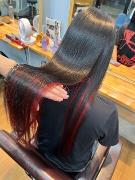 アン ブリーチ(UN BLEACH) 【インナーカラー】ビビットレッド