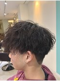 ～レイヤーマッシュ＆王道波巻きパーマ～
