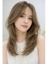 クワイア 川崎店(0choir)&nbsp;イメチェン/ピンクベージュ/アンブレラカラー/前髪/川崎