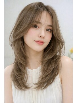 クワイア 川崎店(0choir) イメチェン/ピンクベージュ/アンブレラカラー/前髪/川崎