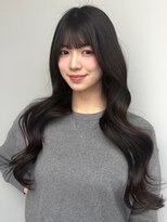 トリッカ シブヤ(TRICCA SHIBUYA)&nbsp;前髪カット/顔周りレイヤー/小顔/似合わせ/透明感グレージュ渋谷