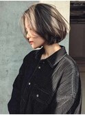 くびレイヤーエモージュ前髪モテベージュレイヤーミディ/高円寺