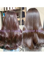 アイヴィ 表参道(IVY) 【ショコラカラー】ベージュ、ラベンダー透明感のあるカラーに