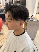 ヘアーリゾートラシックアールプラス(hair resort lachiq R+)&nbsp;アップバンク×ツイストパーマ