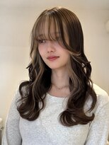 ベレーザ 渋谷(BELEZA)&nbsp;14605黒髪アッシュデザインカラーレイヤーハイトーンカラー