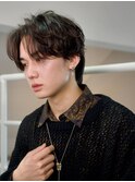 《CODE.LINE》ニュアンスルーズパーマ毛流れメンズビジネスヘア