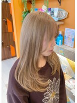 アース 長崎大村店(HAIR&MAKE EARTH)&nbsp;柔らかいミルクティーベージュ♪